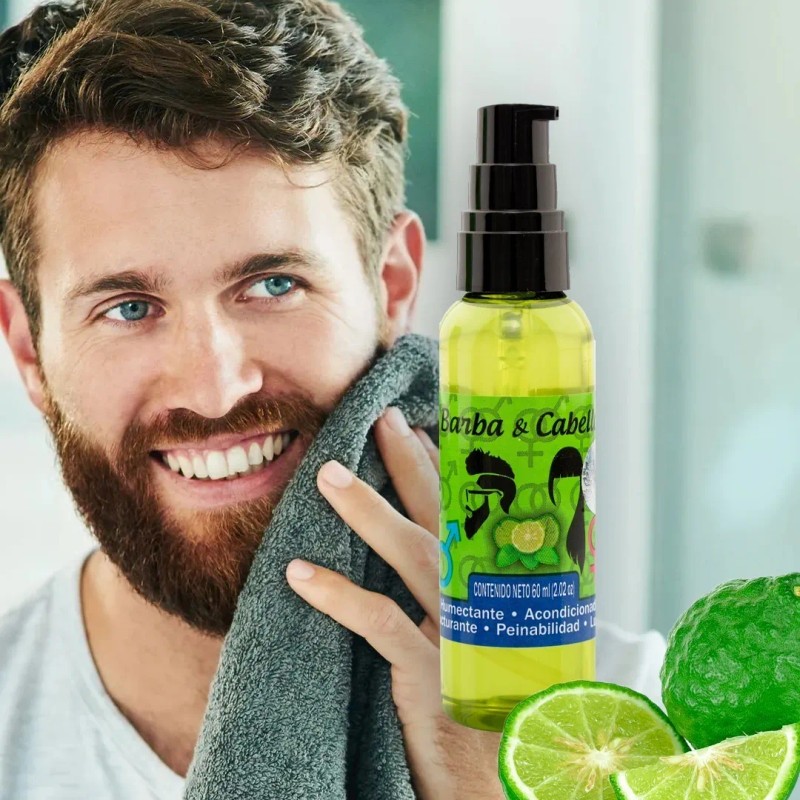Aceite Barba y Cabello Bergamota Barbiux | Hidratación y Suavidad