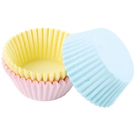 WILTON Baking Cups Light Pink, Light Yellow, Light Green 5.0cm Paper Cups 415-394 Set of 75