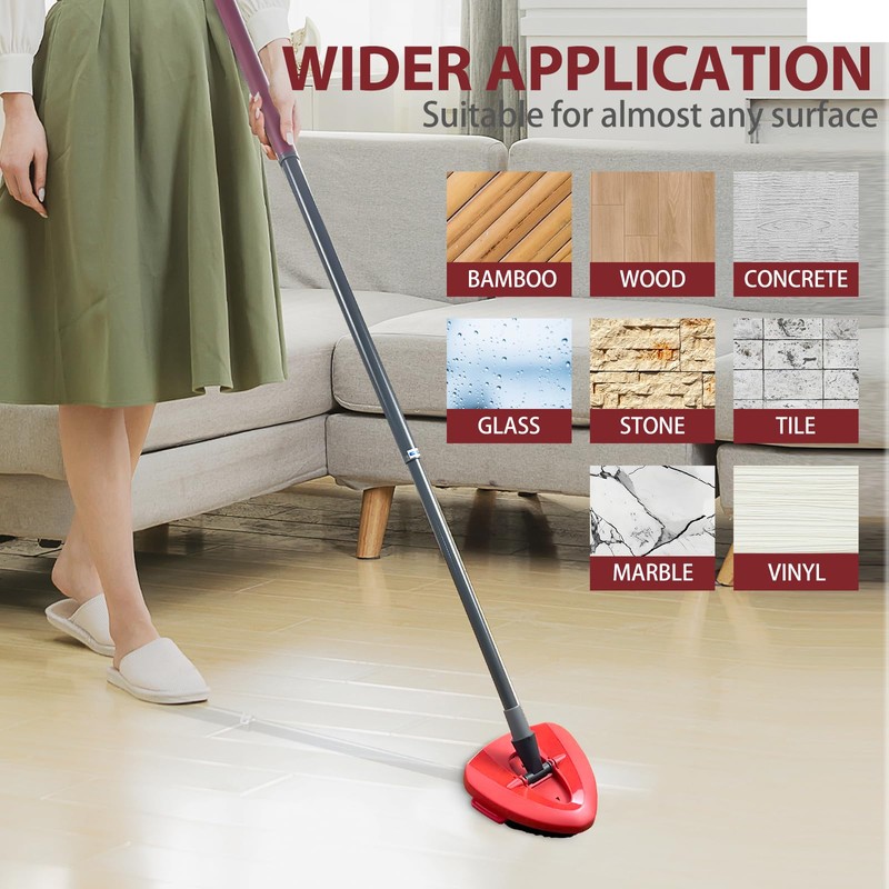 Spin Mop Scrubber Head for Vlieda EasyWring 1-Tank System, Triangle