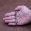 TACRAY Titanium Stylus Mini Pen, Bolt Action Small Pen, Pocket
