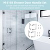 Apopip Shower Door Handle Replacement Set M 6158 2-Pack