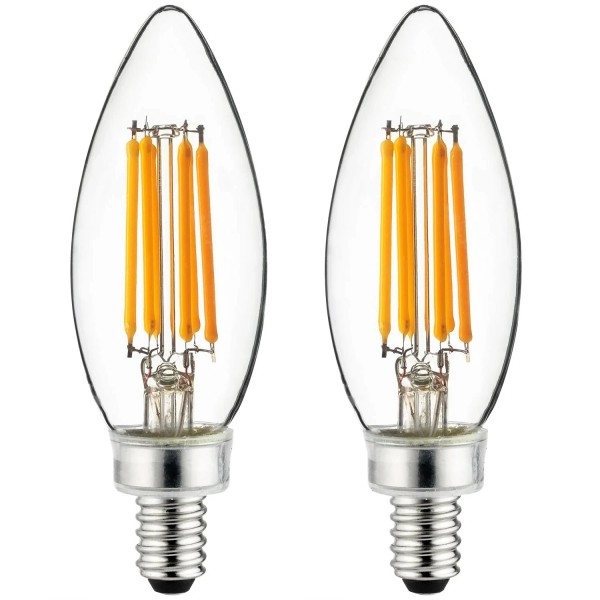 Sunlite 2PK - Sunlite Antique Filament LED 4 Watt 2700K