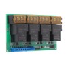 High Power Four Way Relay Module Control Panel Optocoupler Isolation