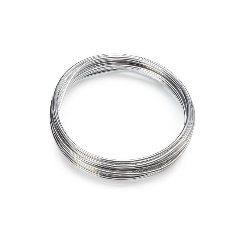 KnorrPrandell 6464009 Aluminiumdraht, 2 mm Durchmesser, blank, Grau