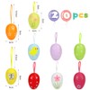 O-Kinee Easter eggs decoration for hanging, plastic Easter decoration