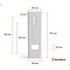 BAUHELD® Roller shutter belt cover without belt removal, 1 piece,