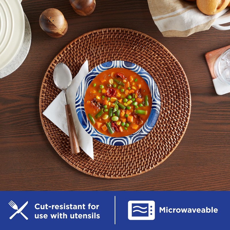 Dixie Ultra, Large Paper Bowls, 20 Oz, 26 Count, Microwave