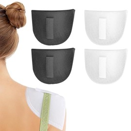 NTRUXZP 2 Pairs Shoulder Pads for Sewing Shoulders, Thick 1.5 cm Sponge, Breathable Set-in Pads, Slanted High Low Shoulders, Sewing Accessories for Men and Women, Blazer, Suit, T-Shirt
