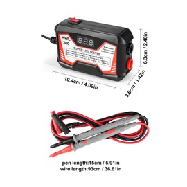 LED Light Testing Tool, Voltage Tester Input 85-265V Output 0-300V TV Backlight Tester for LED Backlight LCD TV Repair and Testing (UK Plug)