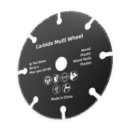 Ginobili 76mm 3 Inch Cutting Disc Circular Resin Grinding Wheel Saw Blade Steel Polishing Cutting Disc for Angle Grinder 3Pcs Easy Install