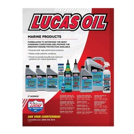 Lucas Oil Synthetic SAE 10W-30 Outboard Engine Oil 5 Quarts (Pack of 1)