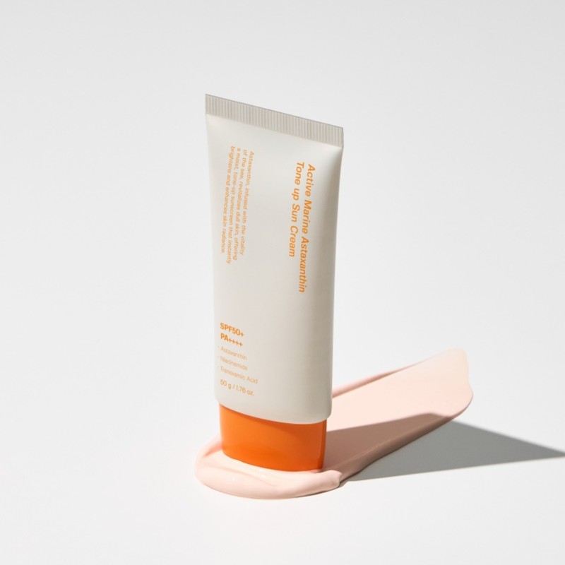 Ingredient Editor Active Marine Astaxanthin Tone-Up Sun Cream Spot Whitening