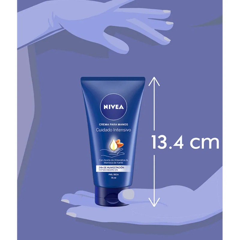 Nivea Crema de Manos Humectante Intensiva con Aceite de Almendra