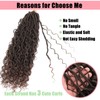 Goddess Locs Crochet Hair 7 Packs Bohemian Faux Locs Pre-Looped