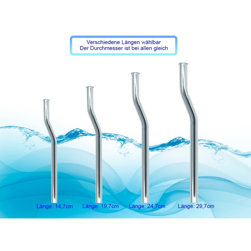 Lazardo - Urinal Inlet Pipe - 24.7 cm - Urinal