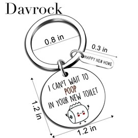 Davrock Funny Keychains for Women Cute Keychains for Women Best Friend Keychain Work Bestie Gifts Gag Gift For Her Coworker Keychain Funny