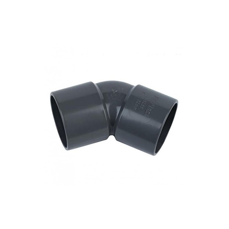 FLOPLAST Solvent Grey 135 Degree 50mm (56mm) Waste Bend