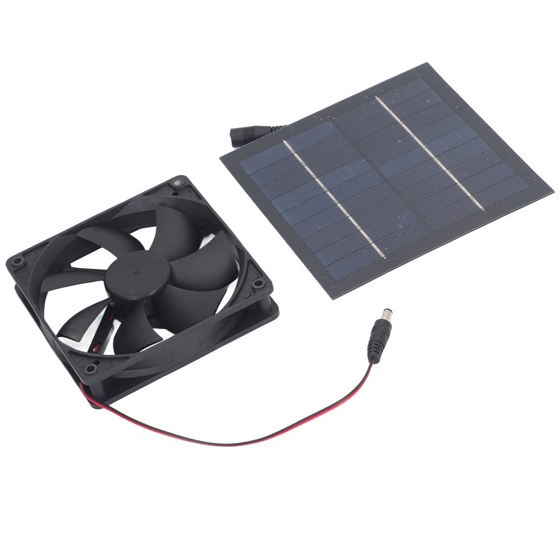 Solar Panel Fan Kit 20W IP65 Waterproof for Outside Small