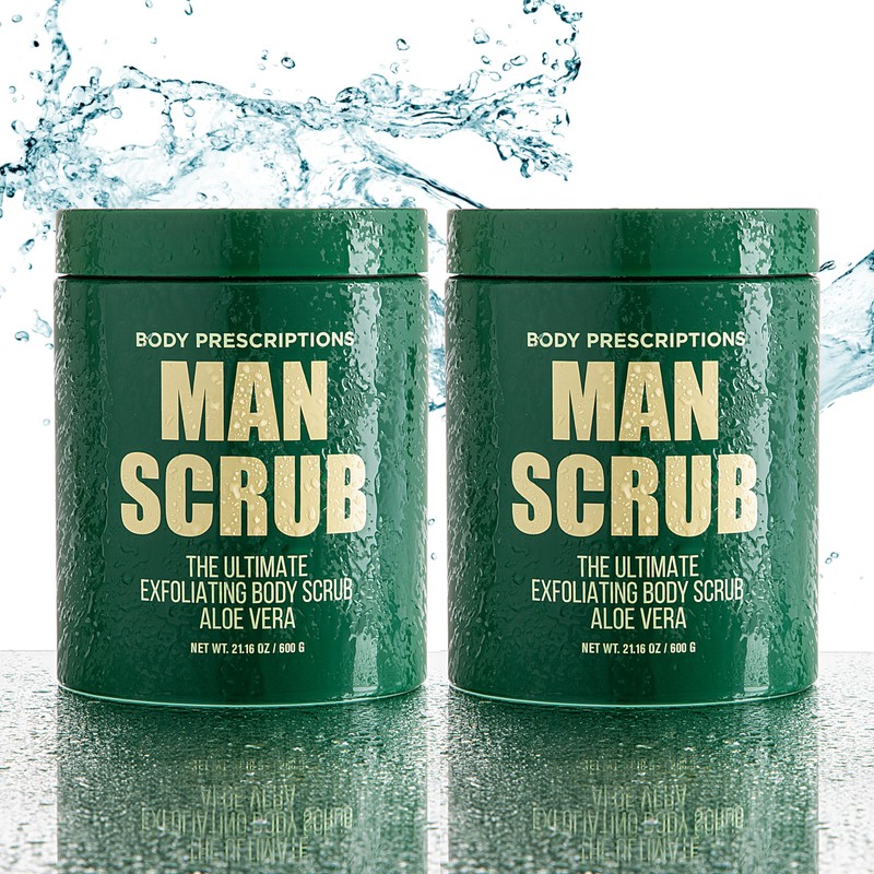 Body Prescriptions Men’s Exfoliating Body Scrub – Ultimate Skin Cleansing