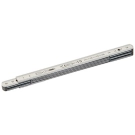 BMI 96153121 (Aluminium Folding Ruler Silver, 1 m, Link Thickness 1.4 mm) 961100044W