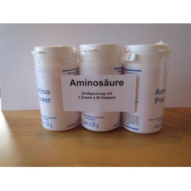 Medicura Aminosäure 3er-Sparpack (60 Kapseln pro Dose)