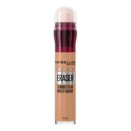 Maybelline Instant Age Rewind Corrector facial 3 en 1, Tono Medium, 6ml - Maquillaje que borra ojeras y líneas finas, cubre imperfecciones, corrige, contornea e ilumina, cobertura media, 12H de uso