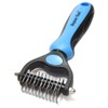 Maxpower Planet Pet Grooming Brush - Double Sided Dematting Undercoat