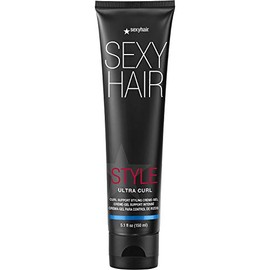 SexyHair Style Ultra Curl Support Crema-Gel para Rizos  Alto Control  Define y Mantiene la Forma por Ms Tiempo  150 ml                                