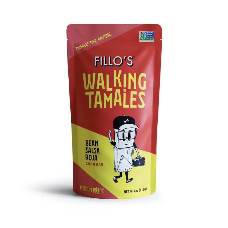 Walking Tamales (Bean Salsa Roja) 7 Pouches/Case
