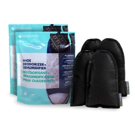 Ever Bamboo Shoe Deodorizer Bag Set w/Natural Bamboo Charcoal (Pair, 2 x 50 g) (2)
