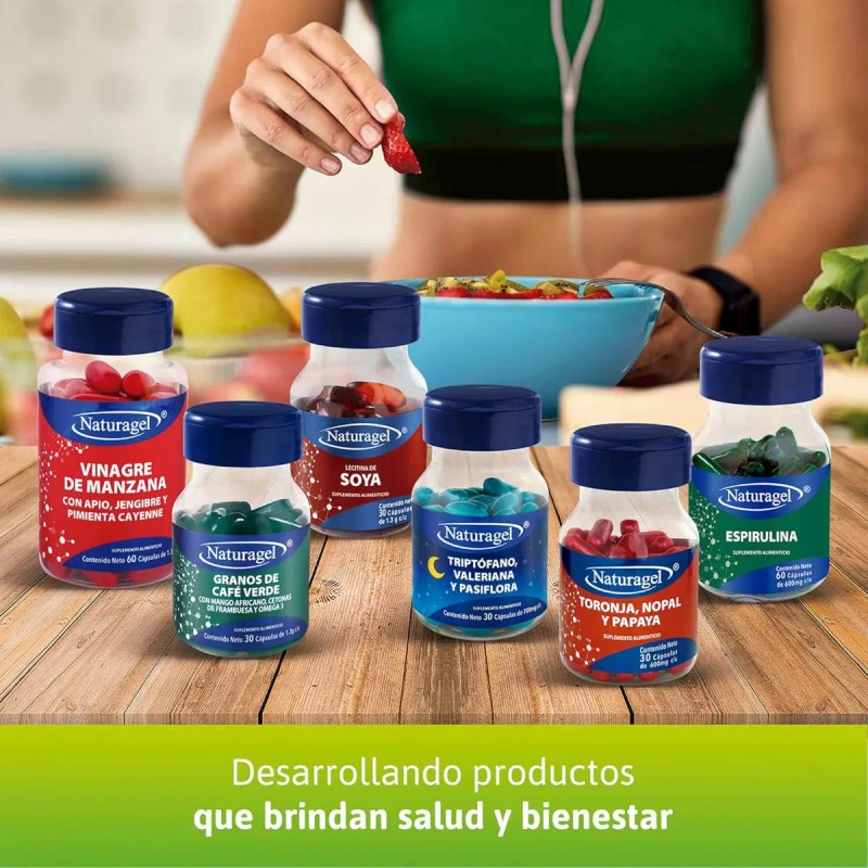 Resveratrol Aloe Vera Vitamina Colageno Tipo Naturagel Capsulas Suplemento Alimenticio
