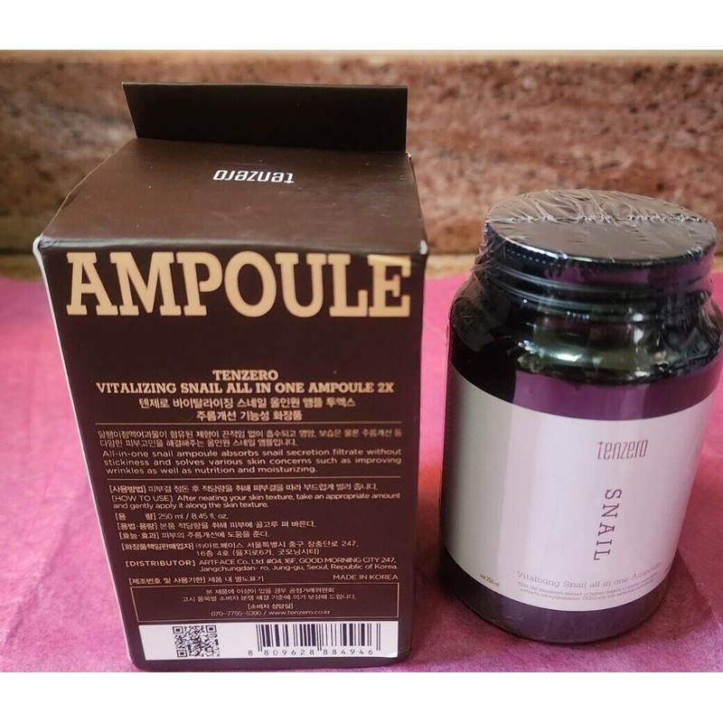 Tenzero Vitalizing Snail All In One Ampoule 250ml Moisture Anti