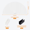 QUSTIOS Cellular Shade Cordless 1 Pcs 36’’ x 72’’ Arch