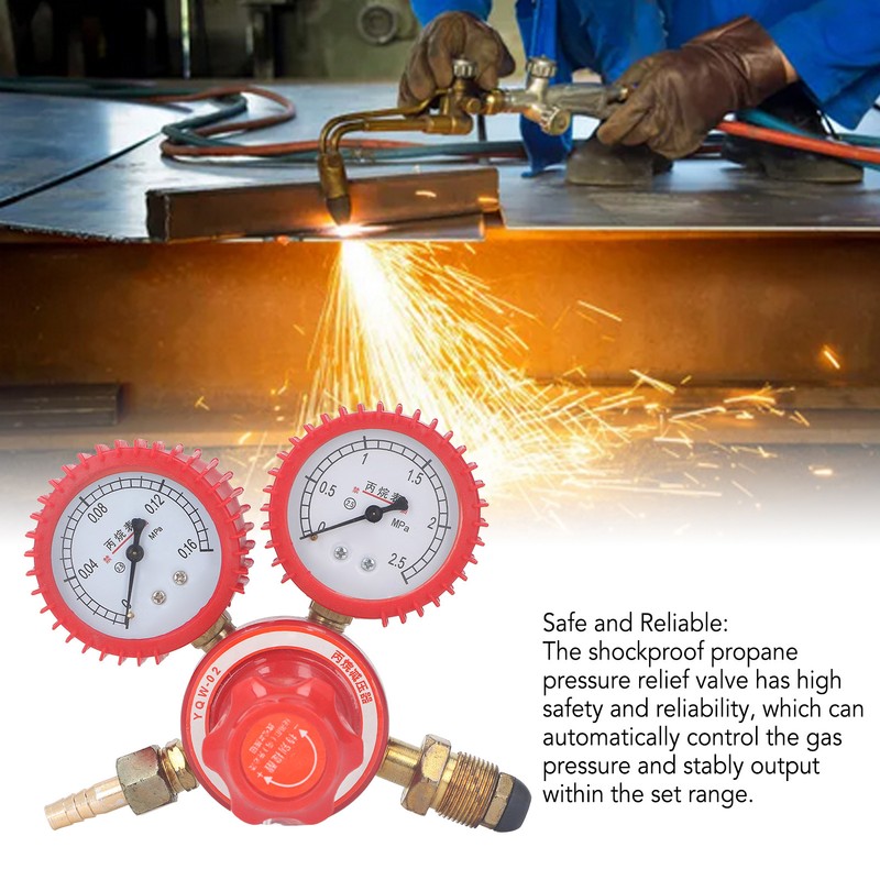 Welder Gas Regulator TIG Propane Gauge Flow Meter Valve Flowmeter