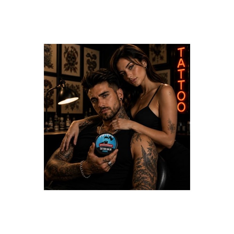 WOODSMAN - Bálsamo Prémium Post Tatuaje | Original Prémium Tattoo