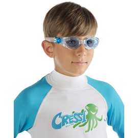 Cressi Boy's Octopus Long Rash Guard - Blue, 8 Years