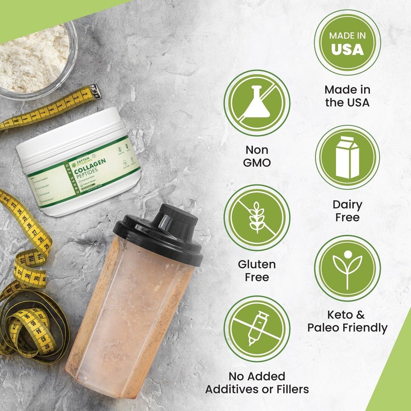 Zaytun Halal Collagen Peptides Support Joints, Hair, Skin & Nails