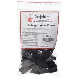 KDA Seefelder Salty Liquorice Corners 100 g