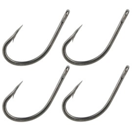 Owner Carp C1 Hooks - 4 Carp Hooks for Carp Fishing, Fishing Hooks for Carp Fishing, Single Hook, Eye Hook, Hook, Size: 1