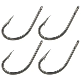 Owner Carp C1 Hooks - 4 Carp Hooks for Carp Fishing, Fishing Hooks for Carp Fishing, Single Hook, Eye Hook, Hook, Size: 1