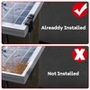 Pack of 24 Solar Panel Water Drain Clips 30 mm,