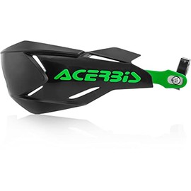 Acerbis 22397.325 Moto Hand Guards, Black/Green, Size Unifit