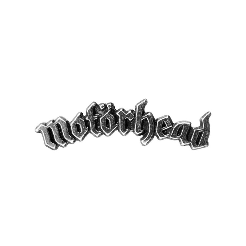 Motorhead Alchemy Logo Pewter Pin Badge Silver