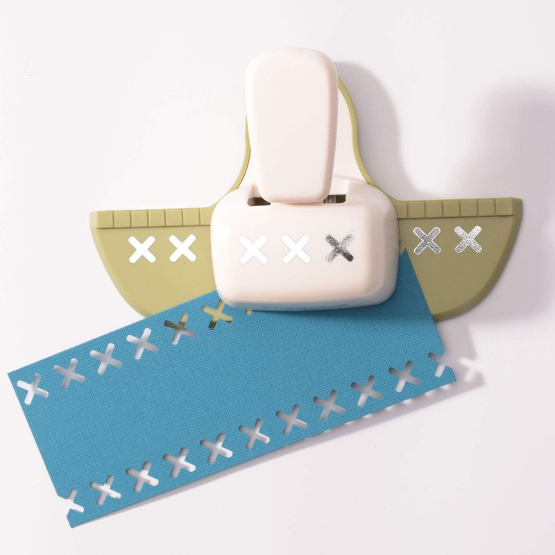 Vaessen Creative Border Punch - Cross Stitches - 9,6 x