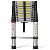 Telescoping Extension Ladder 14.5 FT, Folding Telescopic Aluminum Ladders, Lightweight