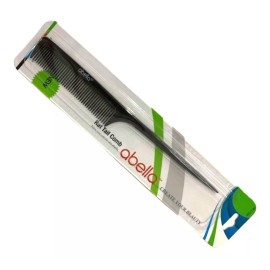 Abella Peine De Cola Para Cabello Plástico Negro Peinado