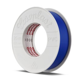REV 0518213777 Isolierband, Klebeband 25m. Zum Isolieren von Kabeln. 25 x 0,15 mm, blau