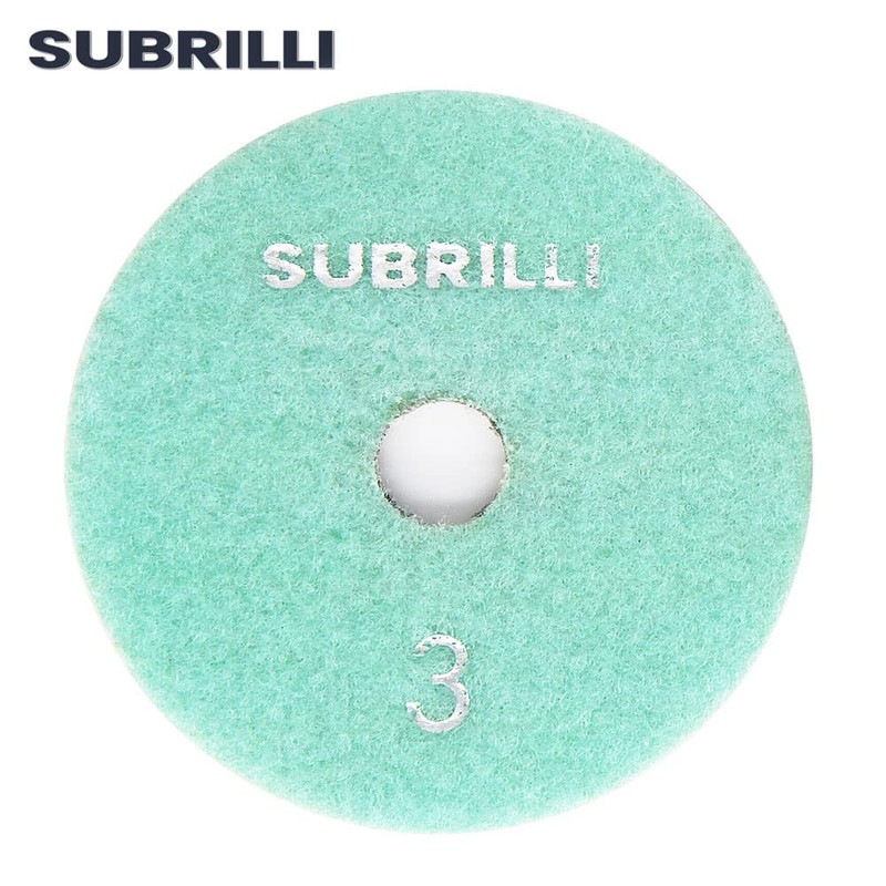 Dry/Wet 3 Step Diamond Polishing Pads 4" Sanding Discs Grit