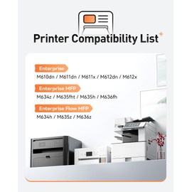 Zstint 147A Black Toner Cartridge 1-Pack High Yield with Chip Replacement for HP 147A W1470A Toner Cartridges Compatible with HP Laser Jet Enterprise Flow MFP M634h M635z M636z M610dn M611dn M612dn Printer