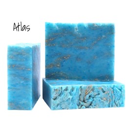 3 PACK MAGNANIMOUS ALL-NATURAL SOAP BARS "ATLAS" SCENT (TROPICAL TEAKWOOD) - THE BEST ALL-NATURAL SOAP BARS ON THE PLANET, ZEUS APPROVED!